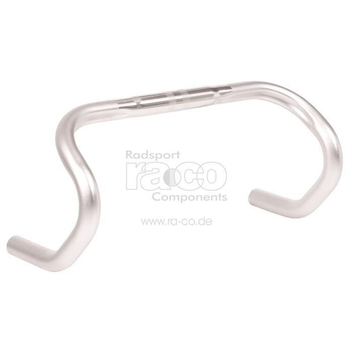 Zoom Alutech | Race styr | legering | sølv polert | 25,4 mm | 380 mm - ebiketech