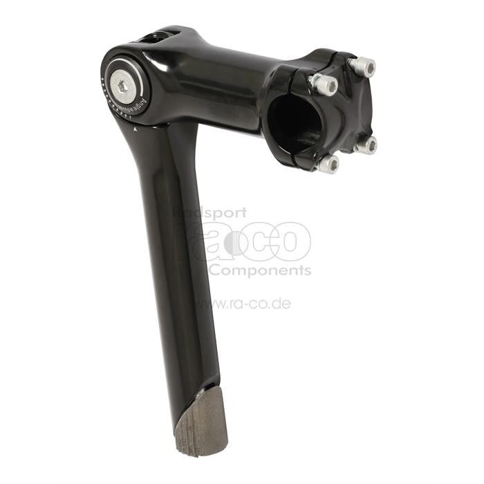 Zoom justerbar gjenget stilk | svart | 1 1/8 ", 25,4 mm | 90 mm - ebiketech