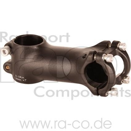Zoom stilk | legering | Svart Matt | 1 1/8 ", 7 °, 25,4 mm | 110 mm - ebiketech